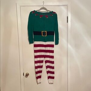 Festive Elf Onesie Pajamas